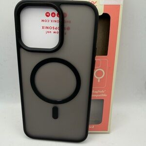 Sonix Black and Gray MagSafe iPhone 15 Pro Max Compatible Case